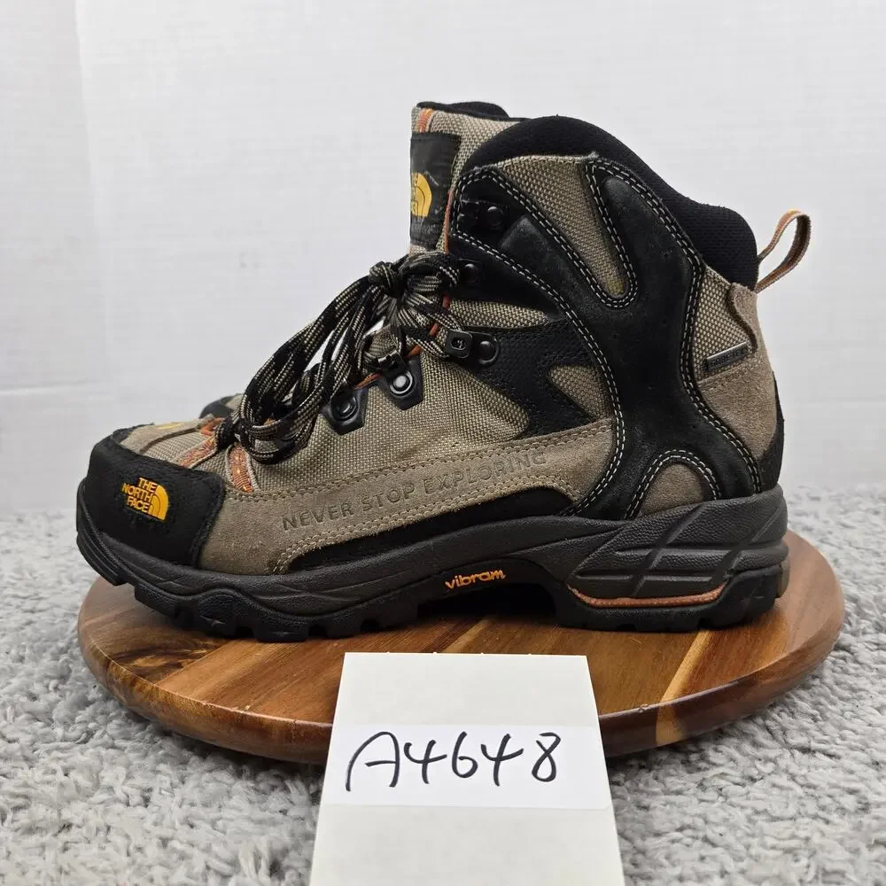 The North Face Dhaulagiri GTX TNF 68 Brown Black Leather Waterproof Hiking Boots